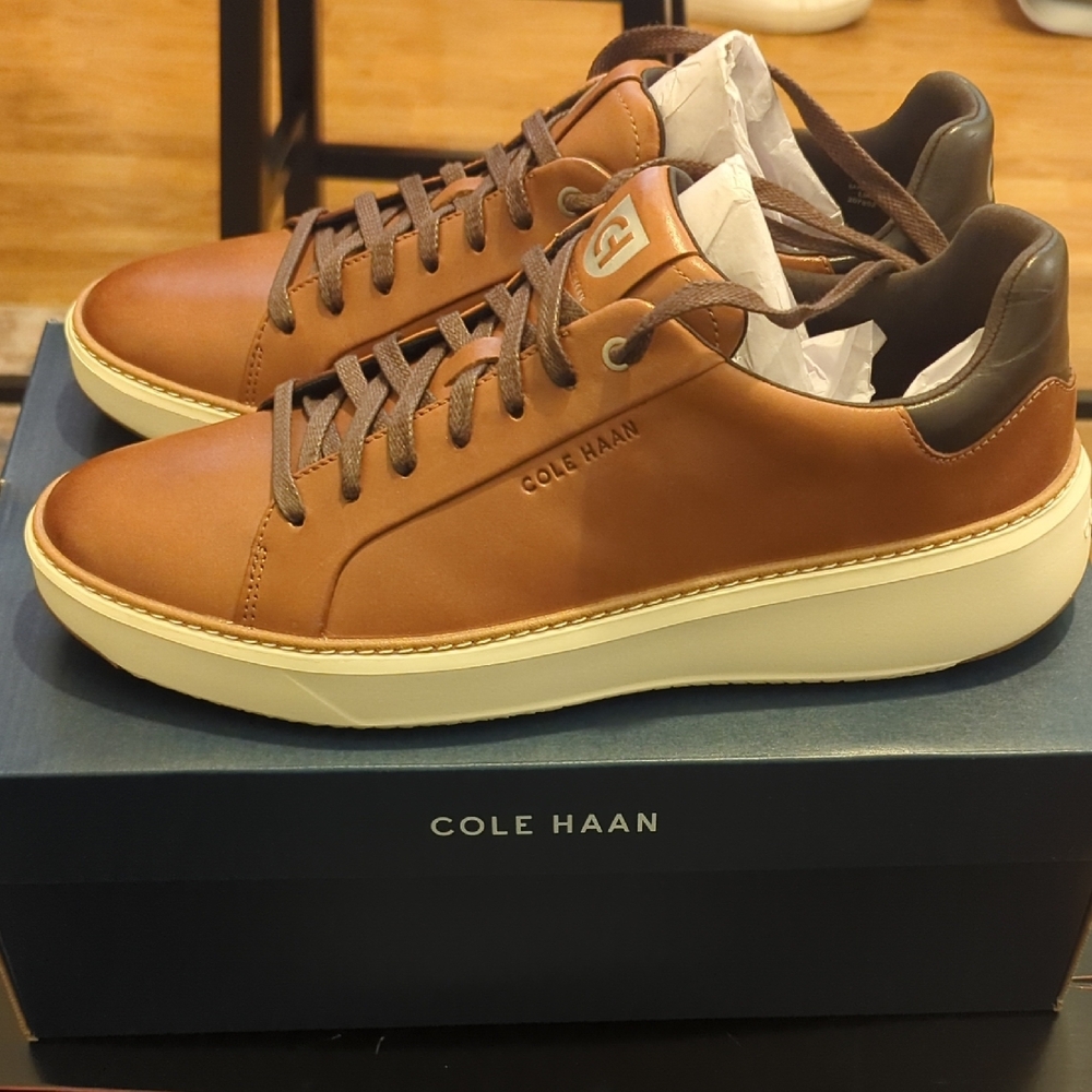Cole Haan Grand Pro GP Topspin Sneakers - British Tan